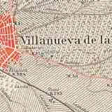 Villanueva de la Serena: Mapa de 1940.