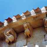 Iglesia de Butrera-Canecillos del ábside exterior