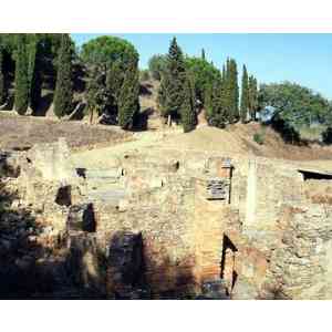 Ruinas romanas de Miróbriga (Santiago do Cacém PT). Termas (2).