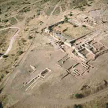 Foto aérea del Templo y Curia de Termes
