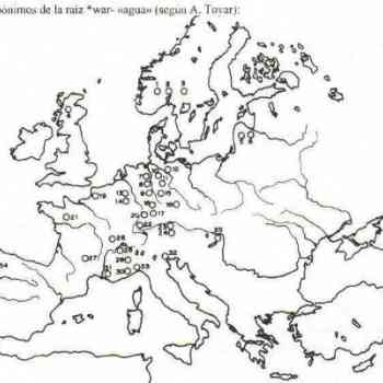 Topónimos de la raíz paleoeuropea *war(según A.Tovar)