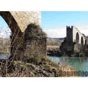 Click para ampliar. Pulsa en el nombre para ver la ficha. Puente medieval de yesa o de los roncaleses.