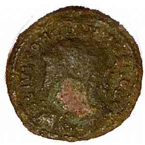 Moneda de la epoca de Constancio II. Mostoles