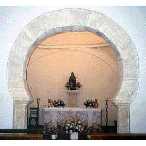 Click para ampliar. Pulsa en el nombre para ver la ficha. Nuestra Señora de las Heras - interior Prerrománico