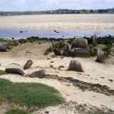 Dolmen en la costa