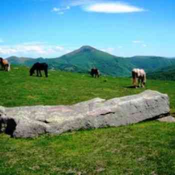 Click para ampliar. Pulsa en el nombre para ver la ficha. Menhir  de Luurzu  (NAVARRA)