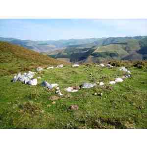 Click para ampliar. Pulsa en el nombre para ver la ficha. cromlech de Urgaratako lepoa (NAVARRA)