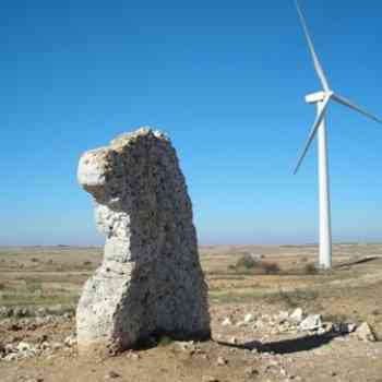 Click para ampliar. Pulsa en el nombre para ver la ficha. menhir de Piedra Alta  (BURGOS)