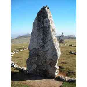 menhir del cromlech de Mendiluze