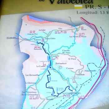Click para ampliar. Pulsa en el nombre para ver la ficha. mapa de la ruta