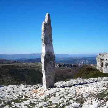 Click para ampliar. Pulsa en el nombre para ver la ficha. menhir de El Gustal  (ARABA)