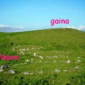 Click para ampliar. Pulsa en el nombre para ver la ficha. cromlechs de Urgaratako lepoa y gaina (NAVARRA)