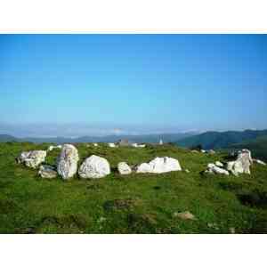 Click para ampliar. Pulsa en el nombre para ver la ficha. cromlech de Urgaratako Gaina (NAVARRA)