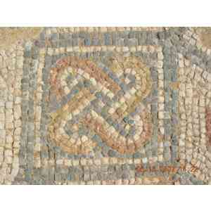 Milreu, Portugal - Detalhe de mosaico em pavimento