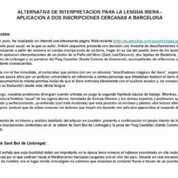 Nuevo intento de inserción de Inscripciones iberas de Barcelona-1 de 4