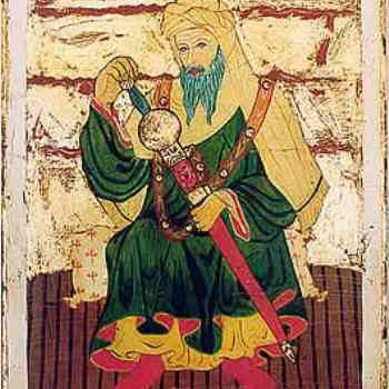 Imagen del rey Mazuz o sliman I (el Grande).