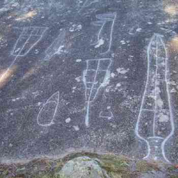 Click para ampliar. Pulsa en el nombre para ver la ficha. Petroglifo-Auga da Laxe grupo I (detalle)