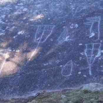 Click para ampliar. Pulsa en el nombre para ver la ficha. Petroglifo-Auga da Laxe grupo I