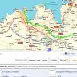 Click para ampliar. Itinerario a Santiago de Adragonte