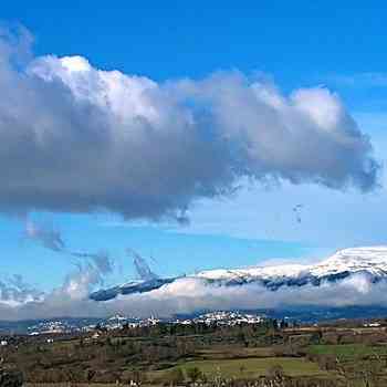 Click para ampliar. Pulsa en el nombre para ver la ficha. La Sierra de la Estrella desde Caria (Portugal)