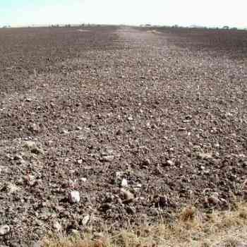 Vía de la Plata destrozada