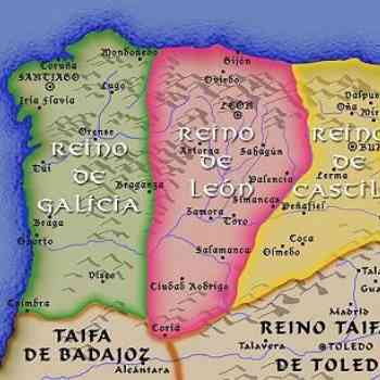Click para ampliar. Pulsa en el nombre para ver la ficha. Reinos cristianos en el siglo XI