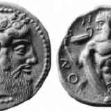 NAXOS (Sicilia): (460 a.C.). Tetradracma