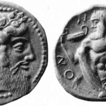 NAXOS (Sicilia): (460 a.C.). Tetradracma