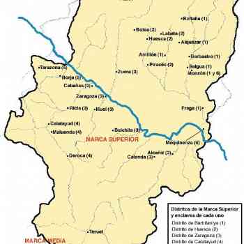 Click para ampliar. Pulsa en el nombre para ver la ficha. poblamiento musulman aragon