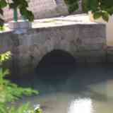 Click para ampliar. Vista de un arco aguas abajo. Acea de Ama, parroquia de Santiago del Burgo en el Concello de Culleredo (Coruña)