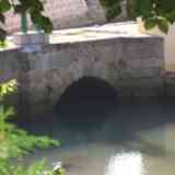 Vista de un arco aguas abajo. Acea de Ama, parroquia de Santiago del Burgo en el Concello de Culleredo (Coruña)