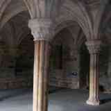 Click para ampliar. Santa María de Carracedo (León). Interior de la sala capitular.