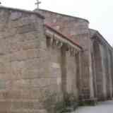 Click para ampliar. Un lateral de la nave y ábside de San Tirso de Oseiro (Arteixo). Coruña.