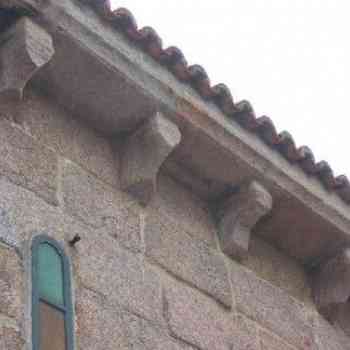 Click para ampliar. Pulsa en el nombre para ver la ficha. Canecillos en San Tirso de Oseiro (Arteixo). Coruña.