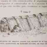 Click para ampliar. Reconstrucción del sepulcro romano que apareció en el lugar da Ermida, ayuntamiento de Culleredo (Coruña), en mayo de 1938