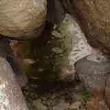 Click para ampliar. Chozo de Neila - Foto 19
Fondo de la grieta. Muro del chozo.