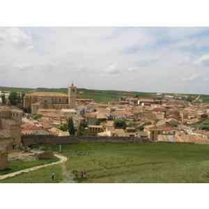 Berlanga de duero desde la ladera del castillo