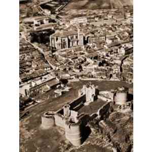 Vista de Berlanga de Duero desde el aire