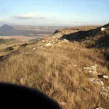 Monte Bernorio. Castro. Muralla