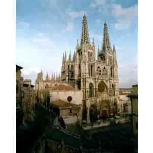 Click para ampliar. Pulsa en el nombre para ver la ficha. Catedral de Burgos-Exterior