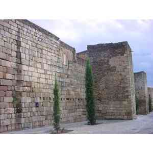 Click para ampliar. Pulsa en el nombre para ver la ficha. Muralla de Caurium (Coria-Cáceres).