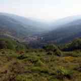 Click para ampliar. El Valle del Jerte desde el Puerto de Tornavacas.