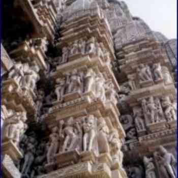Click para ampliar. Pulsa en el nombre para ver la ficha. Khajuraho, India