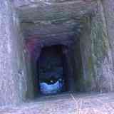 Click para ampliar. Pozo de registro de la galería  romana (Mérida)