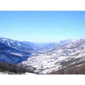 El Valle del Jerte nevado