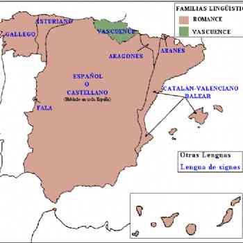 Click para ampliar. Pulsa en el nombre para ver la ficha. Lenguas de España.