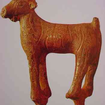 Click para ampliar. Pulsa en el nombre para ver la ficha. Cabrita de bronce de Aliseda (Cáceres)