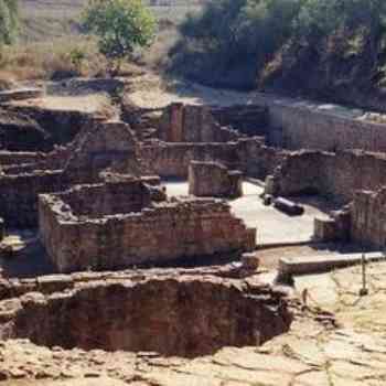Click para ampliar. Pulsa en el nombre para ver la ficha. Ruinas romanas de Miróbriga (Santiago do Cacém PT). Termas (1).