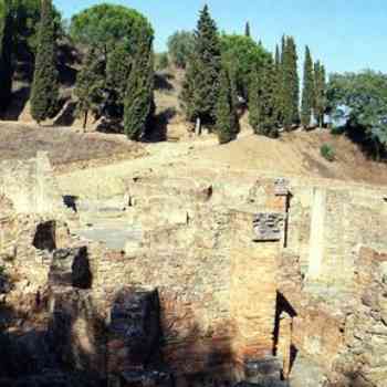 Click para ampliar. Pulsa en el nombre para ver la ficha. Ruinas romanas de Miróbriga (Santiago do Cacém PT). Termas (2).