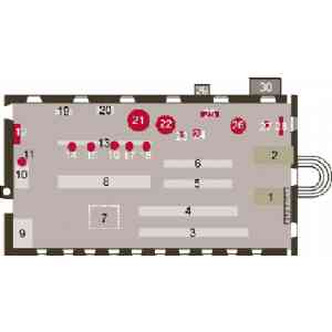 Click para ampliar. Pulsa en el nombre para ver la ficha. Plano de la Fábrica